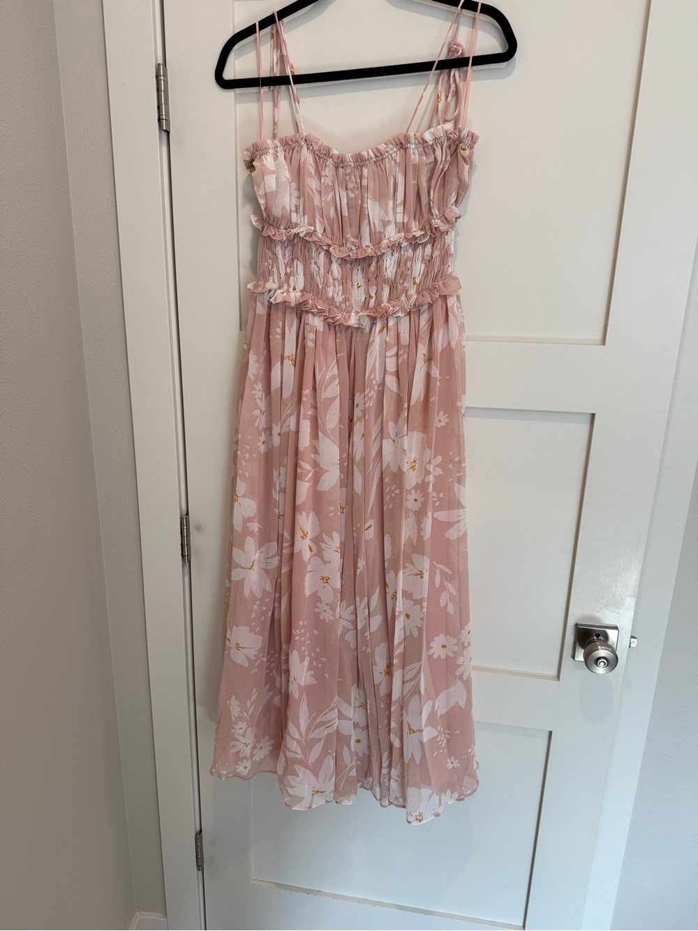 En Saison Gabby Midi Dress - Pink Floral - Size M
